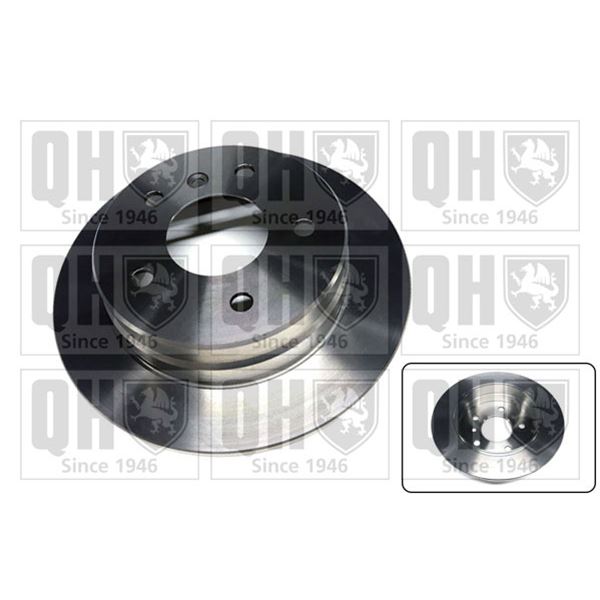1 disque de frein arrière Quinton Hazell BDC5173