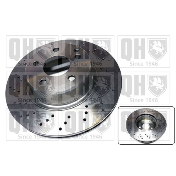 1 disque de frein avant Quinton Hazell BDC5208