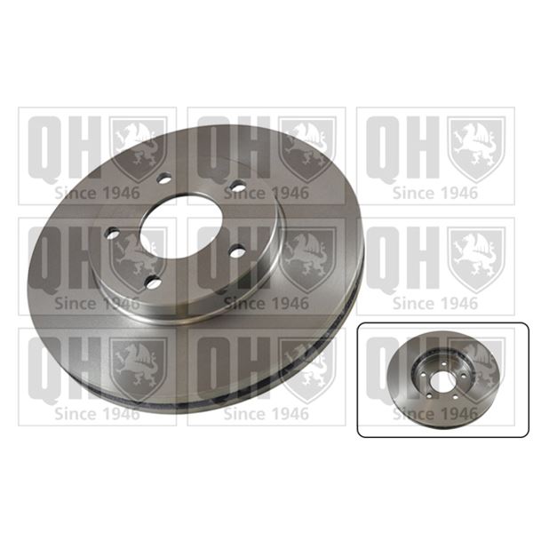 1 disque de frein avant Quinton Hazell BDC5237