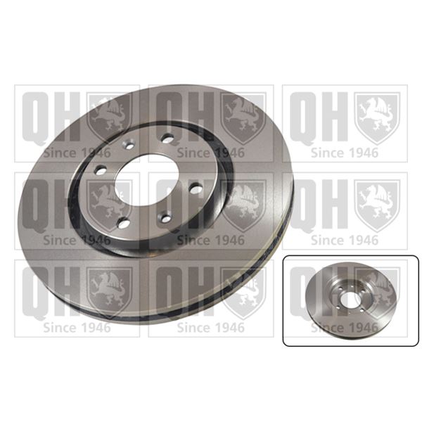 1 disque de frein avant Quinton Hazell BDC5241