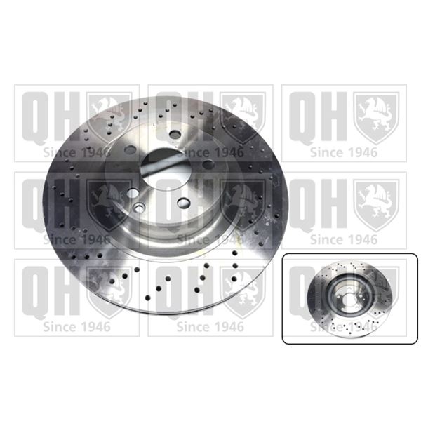 1 disque de frein avant Quinton Hazell BDC5343