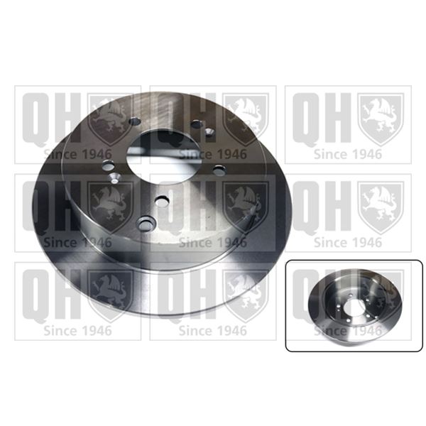 1 disque de frein arrière Quinton Hazell BDC5408