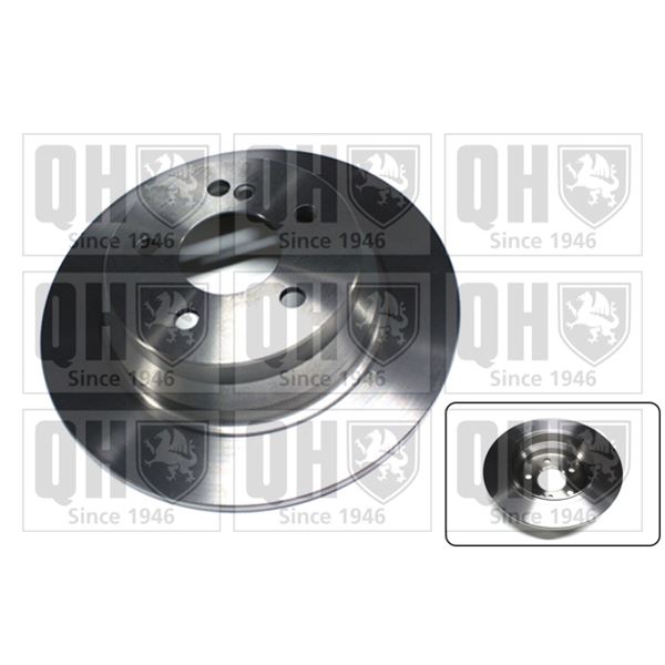 1 disque de frein arrière Quinton Hazell BDC5415