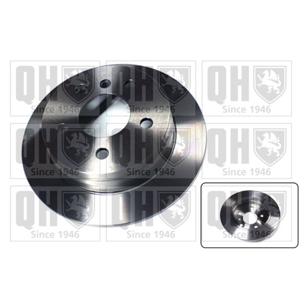 1 disque de frein arrière Quinton Hazell BDC5439