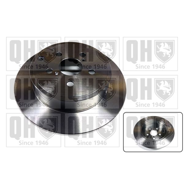 1 disque de frein arrière Quinton Hazell BDC5519