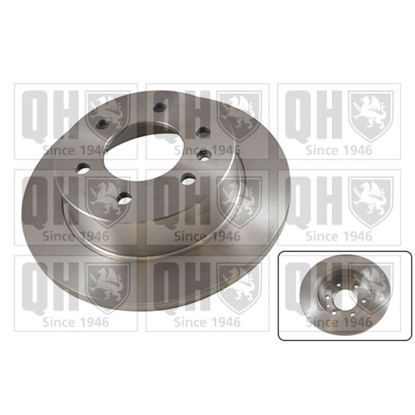 1 disque de frein arrière Quinton Hazell BDC5551