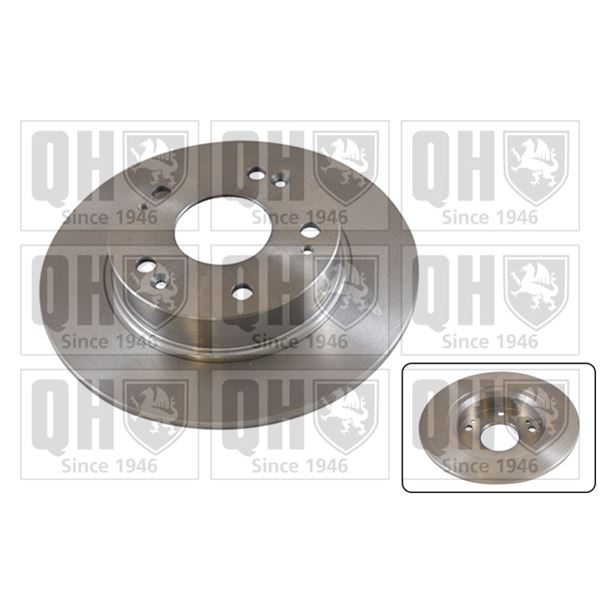 1 disque de frein arrière Quinton Hazell BDC5564