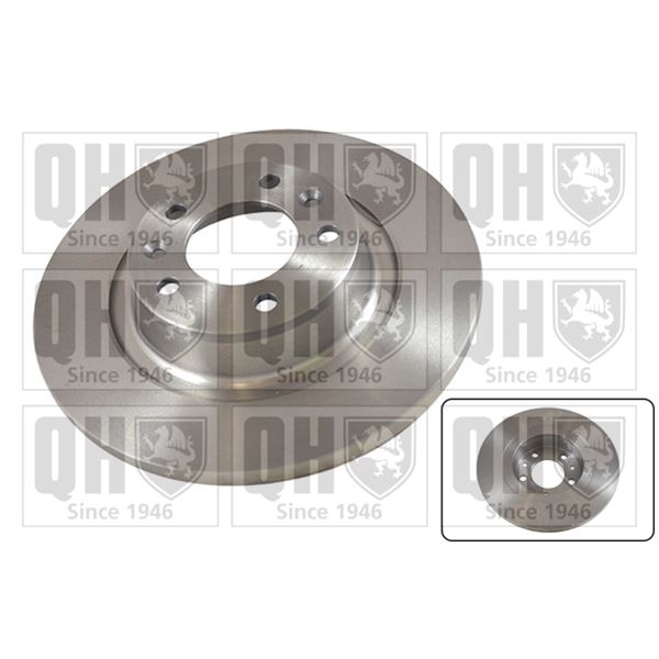 1 disque de frein arrière Quinton Hazell BDC5591