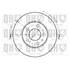 1 disque de frein avant Quinton Hazell BDC3122