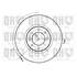 1 disque de frein avant Quinton Hazell BDC3133