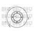 1 disque de frein avant Quinton Hazell BDC3176