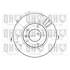 1 disque de frein avant Quinton Hazell BDC3201