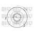 1 disque de frein avant Quinton Hazell BDC3217