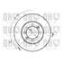 1 disque de frein avant Quinton Hazell BDC3246