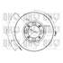 1 disque de frein avant Quinton Hazell BDC3266