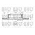 1 disque de frein avant Quinton Hazell BDC3283