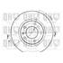 1 disque de frein avant Quinton Hazell BDC3294