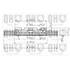 1 disque de frein avant Quinton Hazell BDC3359
