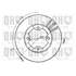 1 disque de frein avant Quinton Hazell BDC3359