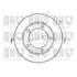 1 disque de frein avant Quinton Hazell BDC3387