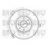 1 disque de frein avant Quinton Hazell BDC3440