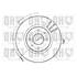 1 disque de frein avant Quinton Hazell BDC3441