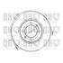 1 disque de frein avant Quinton Hazell BDC3453