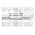 1 disque de frein avant Quinton Hazell BDC3454