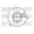 1 disque de frein avant Quinton Hazell BDC3454