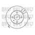 1 disque de frein avant Quinton Hazell BDC3501