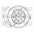 1 disque de frein avant Quinton Hazell BDC3524
