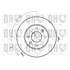 1 disque de frein avant Quinton Hazell BDC3549