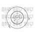 1 disque de frein avant Quinton Hazell BDC3558