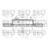 1 disque de frein avant Quinton Hazell BDC3575