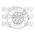 1 disque de frein avant Quinton Hazell BDC3575