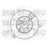 1 disque de frein avant Quinton Hazell BDC3591