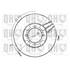 1 disque de frein avant Quinton Hazell BDC3595