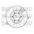 1 disque de frein avant Quinton Hazell BDC3739