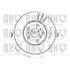 1 disque de frein avant Quinton Hazell BDC3817