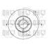 1 disque de frein avant Quinton Hazell BDC4222
