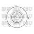 1 disque de frein avant Quinton Hazell BDC4409