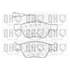4 plaquettes de frein avant Quinton Hazell BP1048