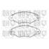 4 plaquettes de frein avant Quinton Hazell BP1067