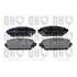 4 plaquettes de frein avant Quinton Hazell BP1095