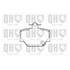 4 plaquettes de frein avant Quinton Hazell BP1098
