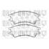 4 plaquettes de frein avant Quinton Hazell BP1115