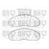 4 plaquettes de frein avant Quinton Hazell BP1136