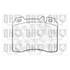 4 plaquettes de frein avant Quinton Hazell BP1140