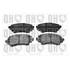 4 plaquettes de frein avant Quinton Hazell BP1148