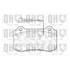 4 plaquettes de frein avant Quinton Hazell BP1201